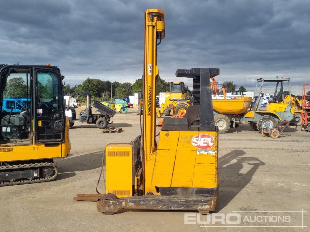 رافعة شوكية Jungheinrich Electric Side Loader Forklift, 3 Stage Free Lift Mast, Forks, Charger: صورة 6