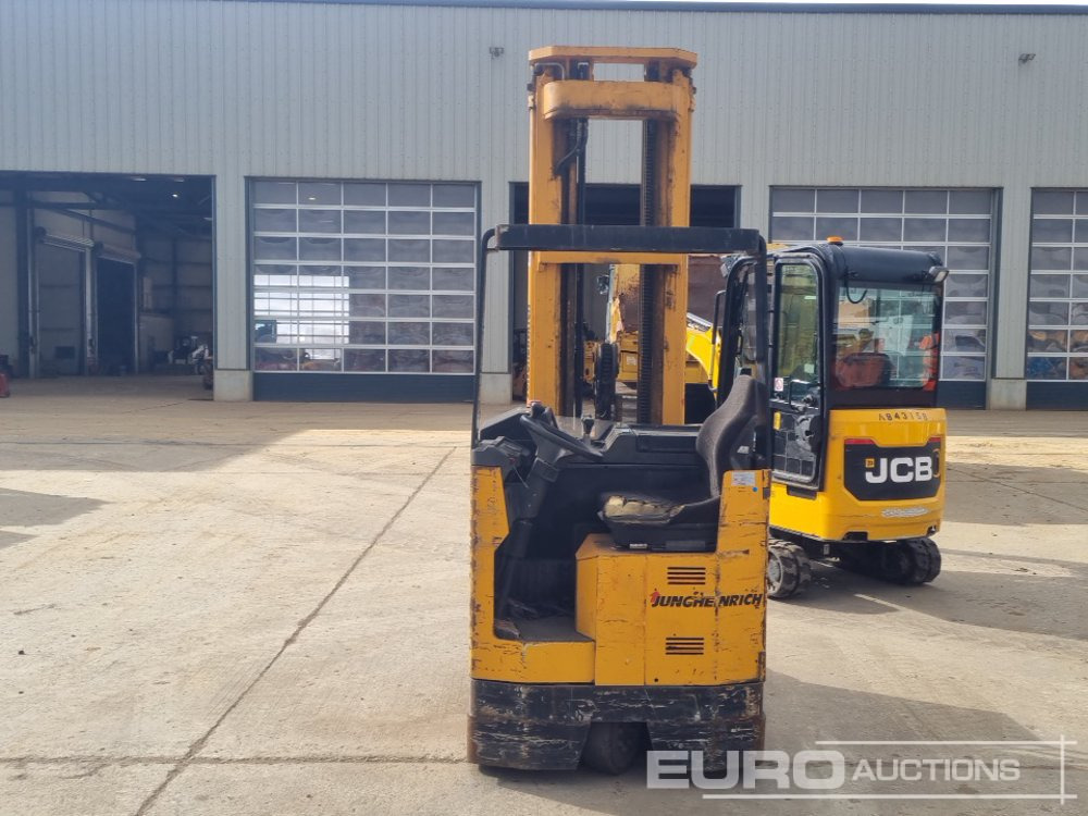 رافعة شوكية Jungheinrich Electric Side Loader Forklift, 3 Stage Free Lift Mast, Forks, Charger: صورة 8