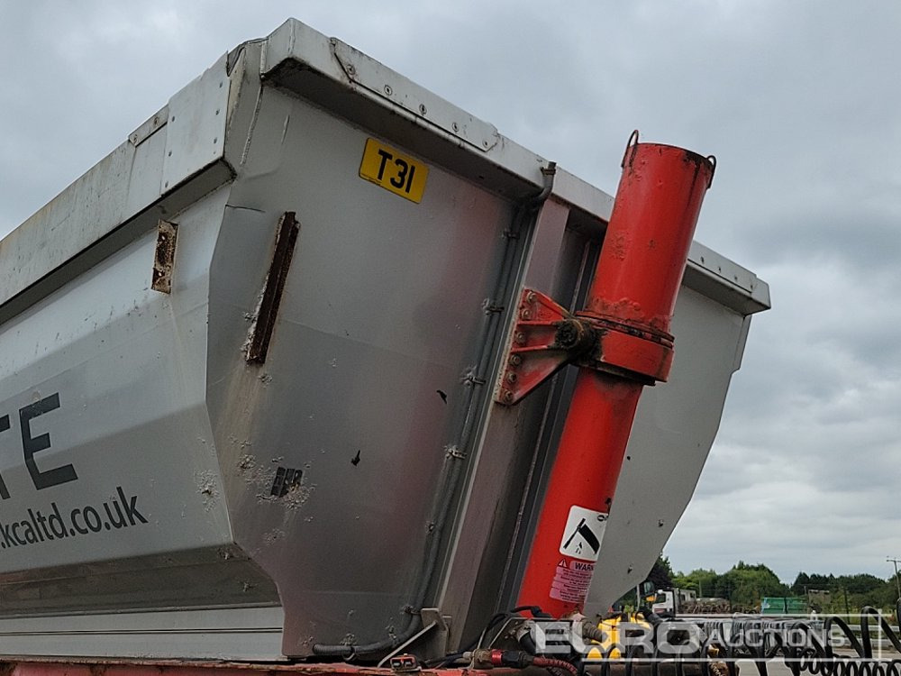 قلابة نصف مقطورة نصف مقطورة قلابة Kel-berg Tri Axle Bulk Tipping Trailer, Aluminium Body, Tail Gate: صورة 25