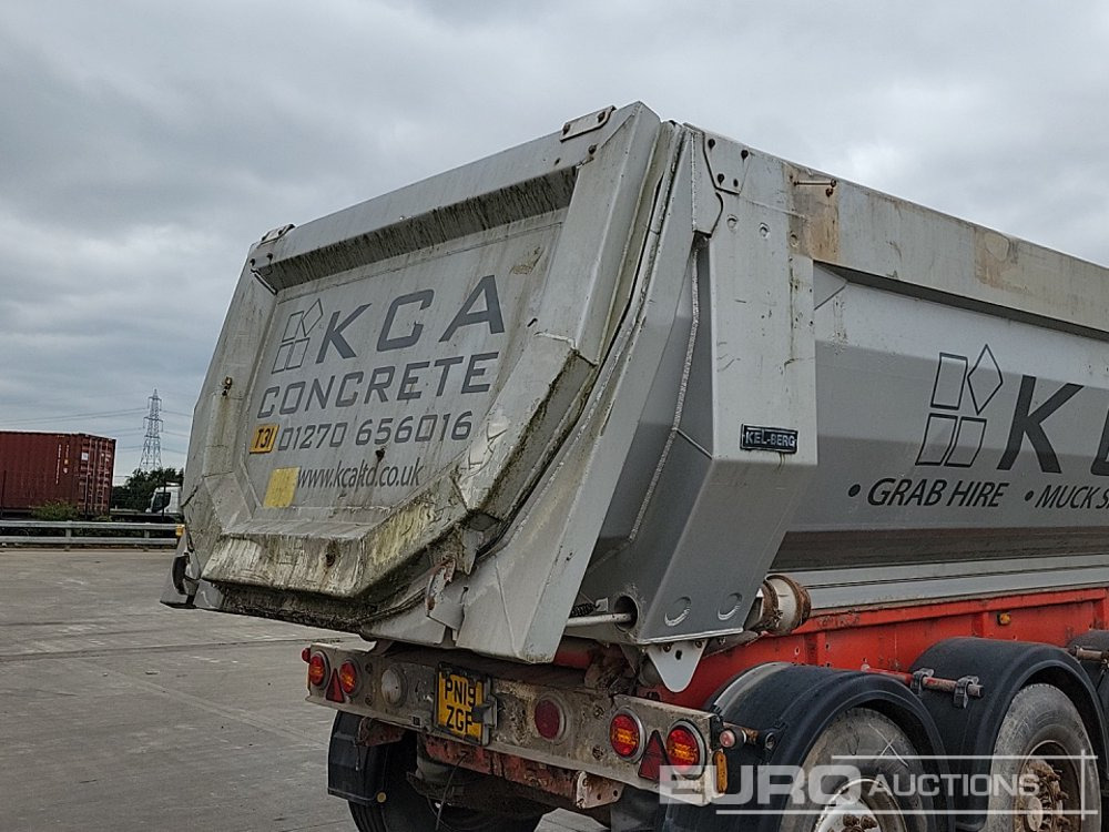 قلابة نصف مقطورة نصف مقطورة قلابة Kel-berg Tri Axle Bulk Tipping Trailer, Aluminium Body, Tail Gate: صورة 15