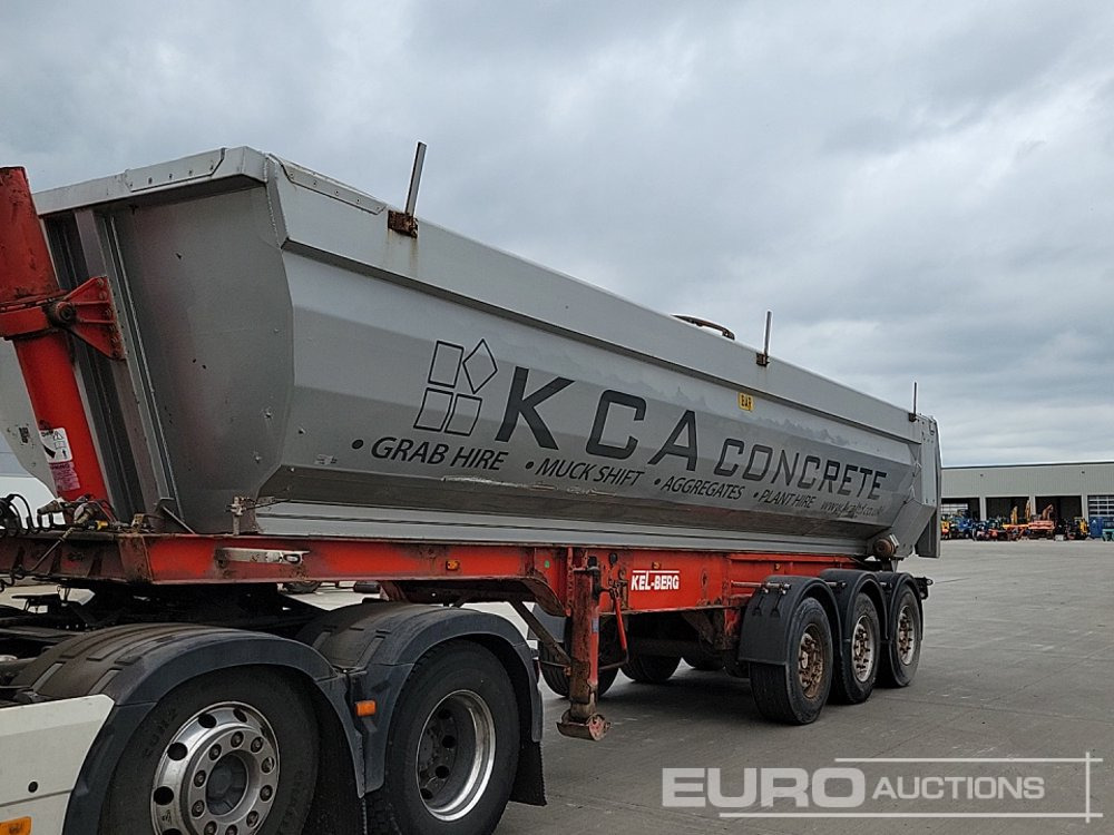 قلابة نصف مقطورة نصف مقطورة قلابة Kel-berg Tri Axle Bulk Tipping Trailer, Aluminium Body, Tail Gate: صورة 33