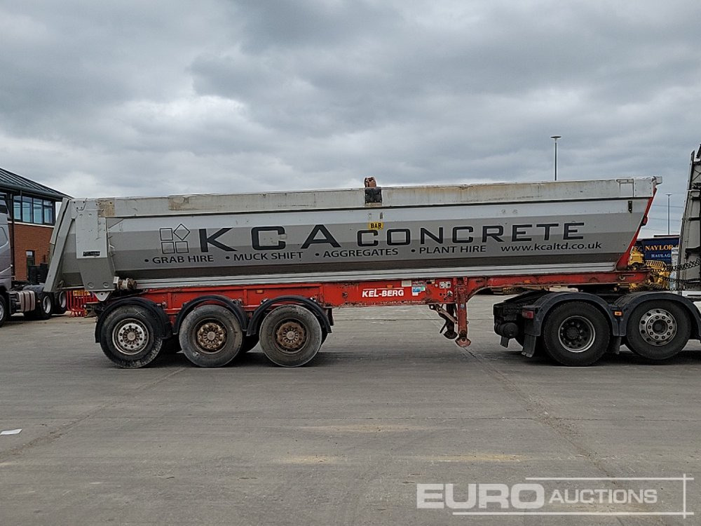 قلابة نصف مقطورة نصف مقطورة قلابة Kel-berg Tri Axle Bulk Tipping Trailer, Aluminium Body, Tail Gate: صورة 6