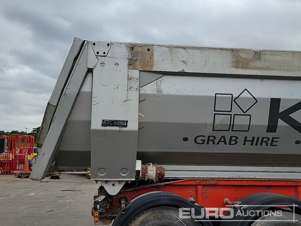 قلابة نصف مقطورة نصف مقطورة قلابة Kel-berg Tri Axle Bulk Tipping Trailer, Aluminium Body, Tail Gate: صورة 18