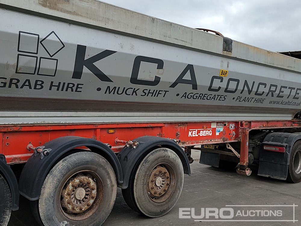 قلابة نصف مقطورة نصف مقطورة قلابة Kel-berg Tri Axle Bulk Tipping Trailer, Aluminium Body, Tail Gate: صورة 19