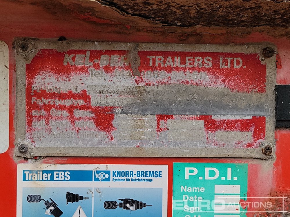 قلابة نصف مقطورة نصف مقطورة قلابة Kel-berg Tri Axle Bulk Tipping Trailer, Aluminium Body, Tail Gate: صورة 36