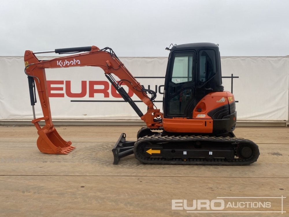 Kubota U55-4 - حفارة مُصَّغرة: صورة 2 Kubota U55-4 - حفارة مُصَّغرة: صورة 2