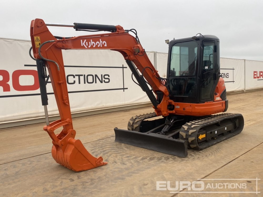 Kubota U55-4 - حفارة مُصَّغرة: صورة 1 Kubota U55-4 - حفارة مُصَّغرة: صورة 1