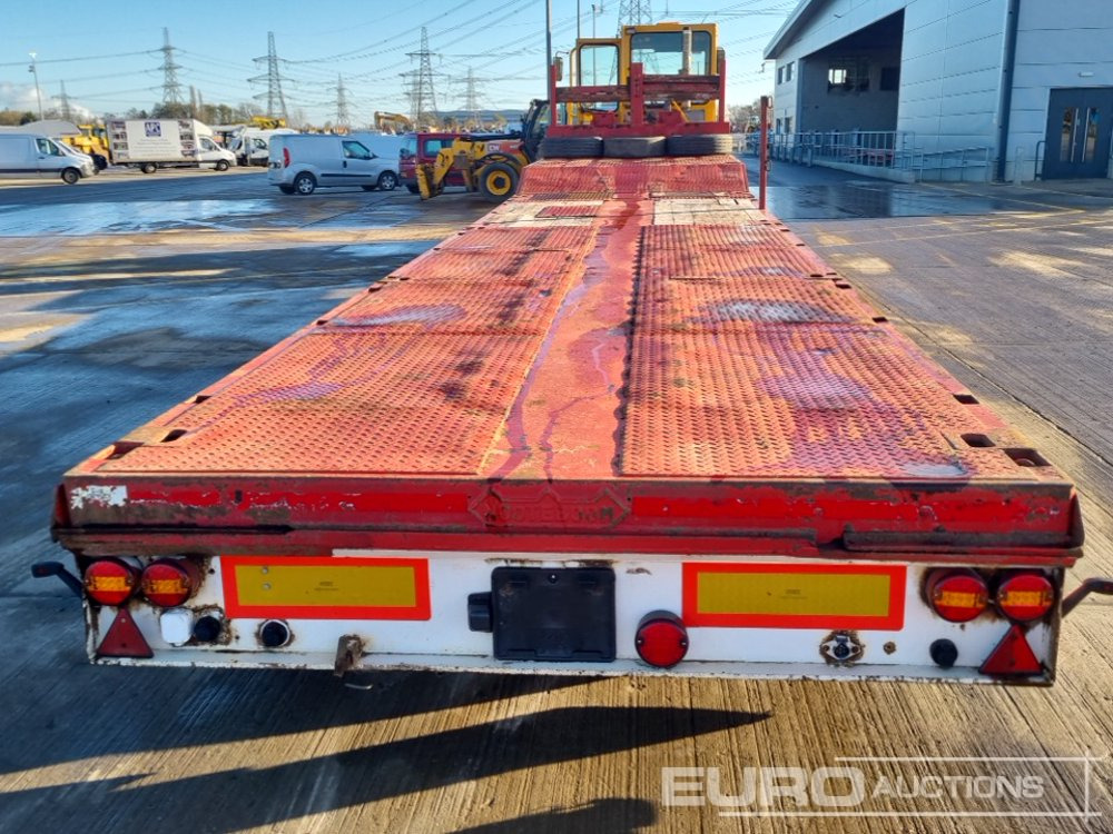 Nooteboom 4 Axle Extendable Low Loader Trailer, Twin Axle Rear Steer, Out Riggers - شاحنات مسطحة: صورة 4 Nooteboom 4 Axle Extendable Low Loader Trailer, Twin Axle Rear Steer, Out Riggers - شاحنات مسطحة: صورة 4