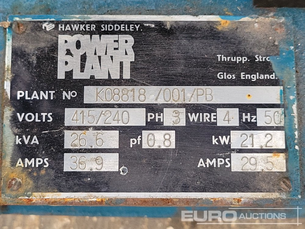 مجموعة المولدات Power Plant 26.6kVA Generator, 3 Cylinder Engine: صورة 21