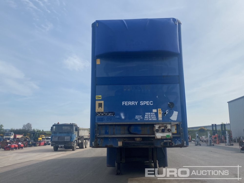 نصف مقطورة صندوق مغلق SDC 45' Tri Axle Double Deck Trailer, BPW Axles: صورة 8