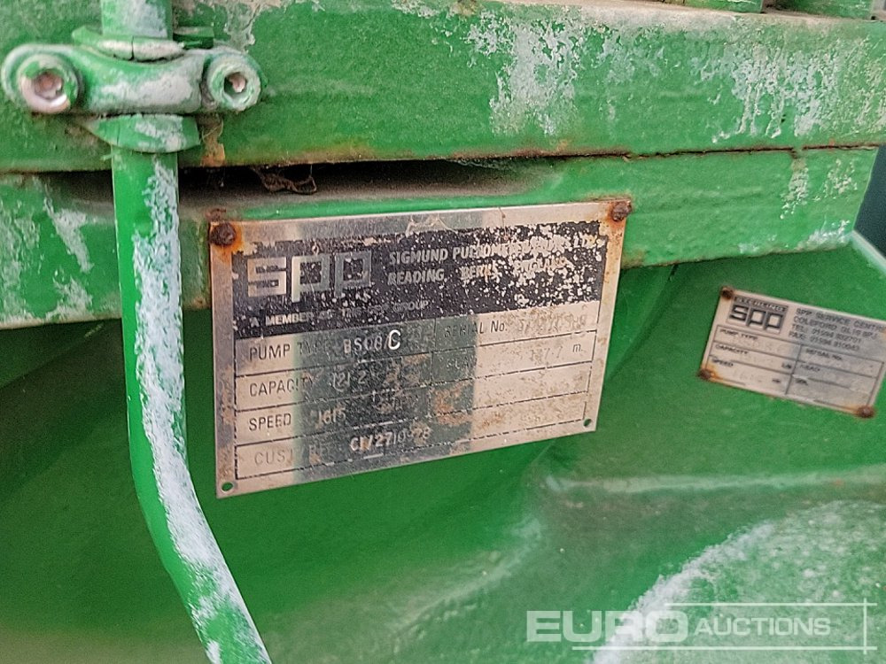 مضخة مياه SPP 8" Skid Mounted Water Pump, Fiat V8 Engine: صورة 29