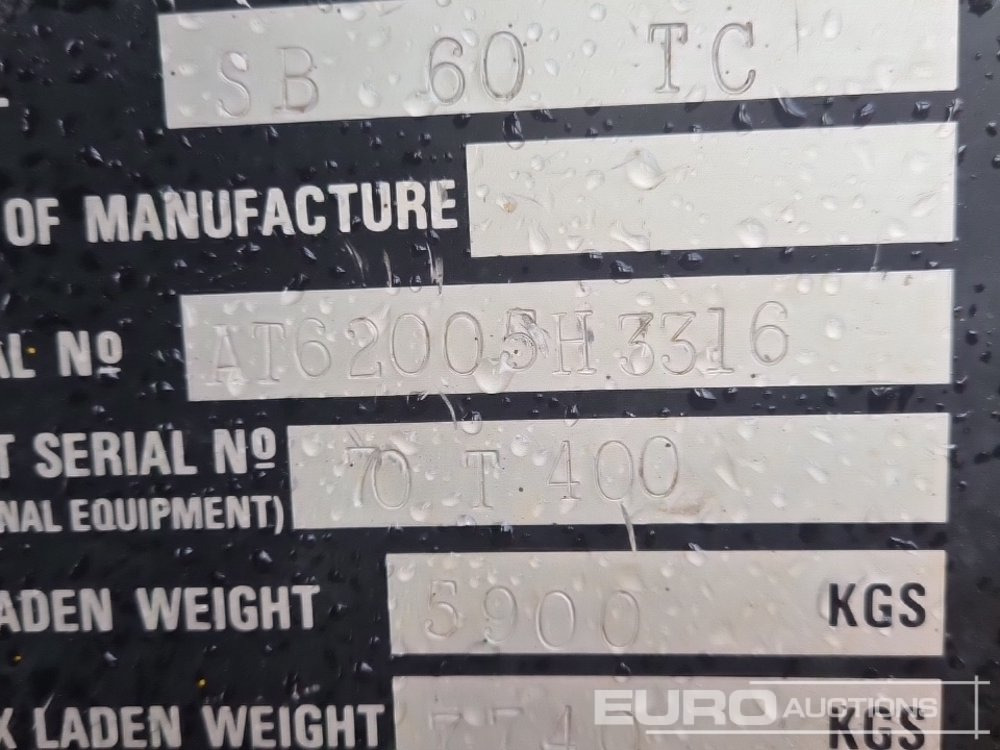 رافعة شوكية للأرض الوعرة Sanderson SB60TC: صورة 42 رافعة شوكية للأرض الوعرة Sanderson SB60TC: صورة 42