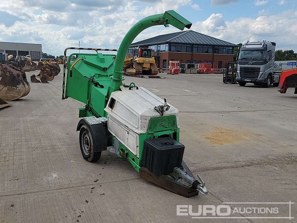 الآلات الزراعية Single Axle Diesel Wood Chipper, Isuzu Engine: صورة 7