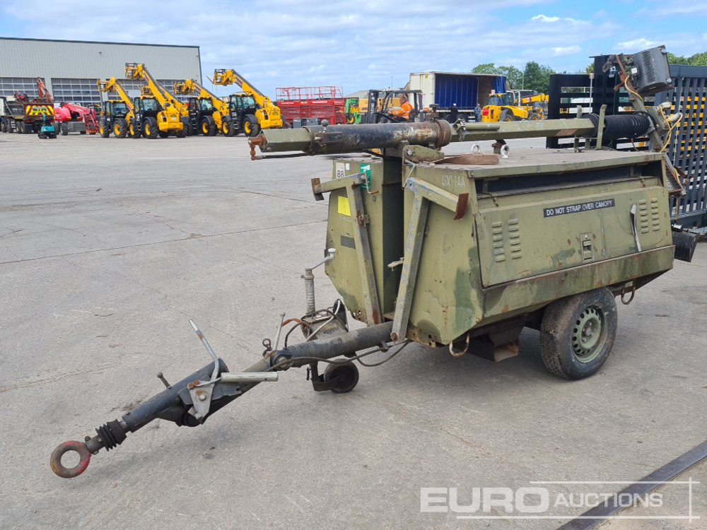 Single Axle Lighting Tower, Kubota Engine - برج الإنارة: صورة 1 Single Axle Lighting Tower, Kubota Engine - برج الإنارة: صورة 1