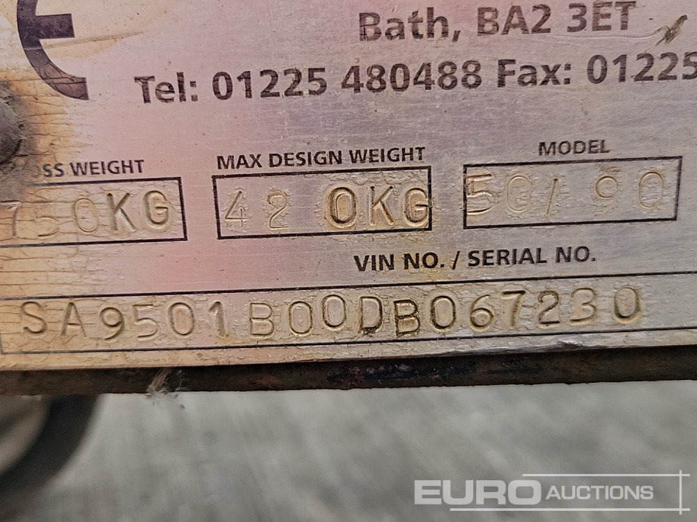 مقطورة لنقل المعدات Steve Vick 50/90: صورة 35