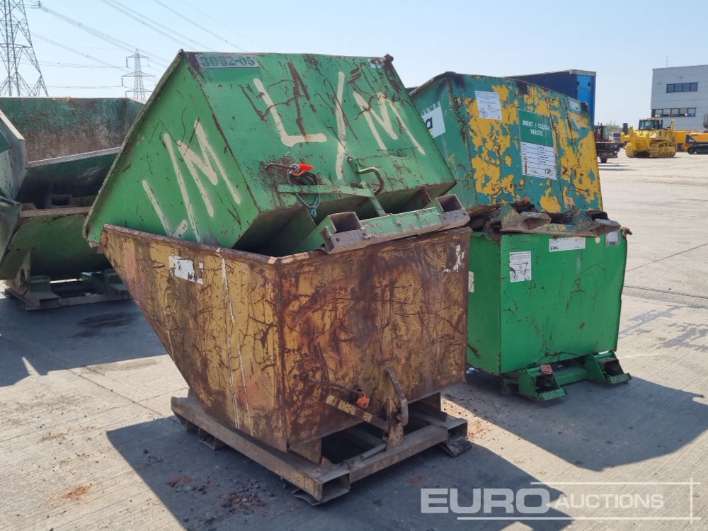 Tipping Skip to suit Forklift (4 of) - قادوس بقلاب ذاتي: صورة 3 Tipping Skip to suit Forklift (4 of) - قادوس بقلاب ذاتي: صورة 3