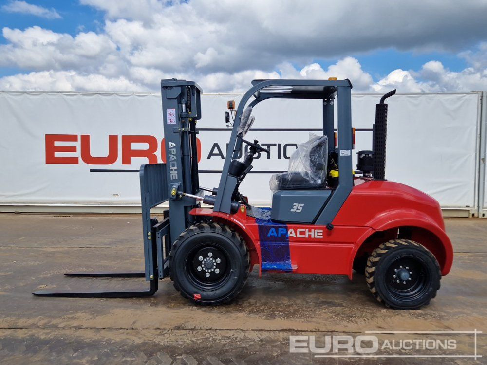 Unused 2025 Apache CPCD35 Diesel Rough Terrain Forklift, 2 Stage Mast, Sideshift - رافعة شوكية للأرض الوعرة: صورة 4 Unused 2025 Apache CPCD35 Diesel Rough Terrain Forklift, 2 Stage Mast, Sideshift - رافعة شوكية للأرض الوعرة: صورة 4