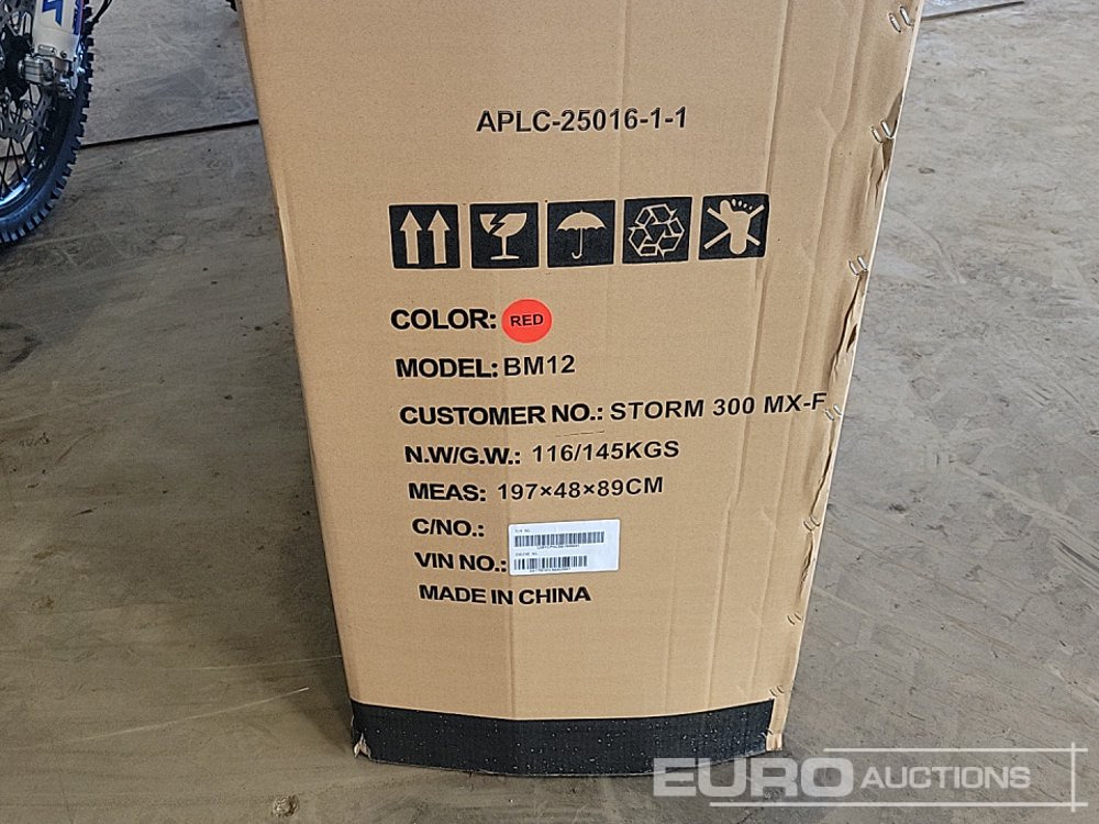 دراجة نارية Unused 2025 Apollo Storm 300cc Motorcross Bike, 21" Front, 18" Rear Tyres, Electric Start, Air Cooled, Hydraulic Suspension, Disc Brakes, Lighting Kit (UNASSEMBLED): صورة 42 دراجة نارية Unused 2025 Apollo Storm 300cc Motorcross Bike, 21" Front, 18" Rear Tyres, Electric Start, Air Cooled, Hydraulic Suspension, Disc Brakes, Lighting Kit (UNASSEMBLED): صورة 42