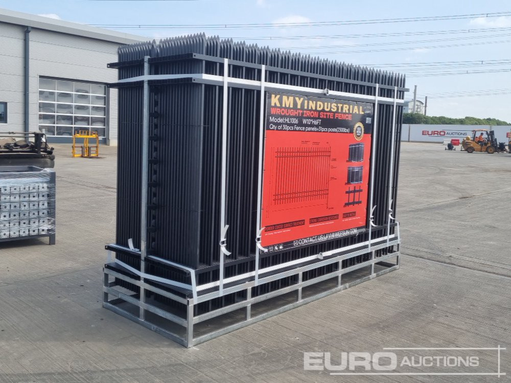 معدات البناء Unused 2025 KMY INDUSTRIAL Fencing,  (30 of), Fence Panels, (31 of), Posts (W10*H6"): صورة 7