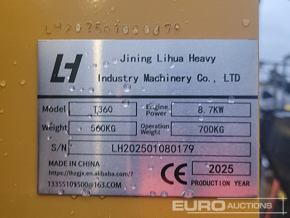 Unused 2025 LIHUA T360 - شيول صغير: صورة 1 Unused 2025 LIHUA T360 - شيول صغير: صورة 1