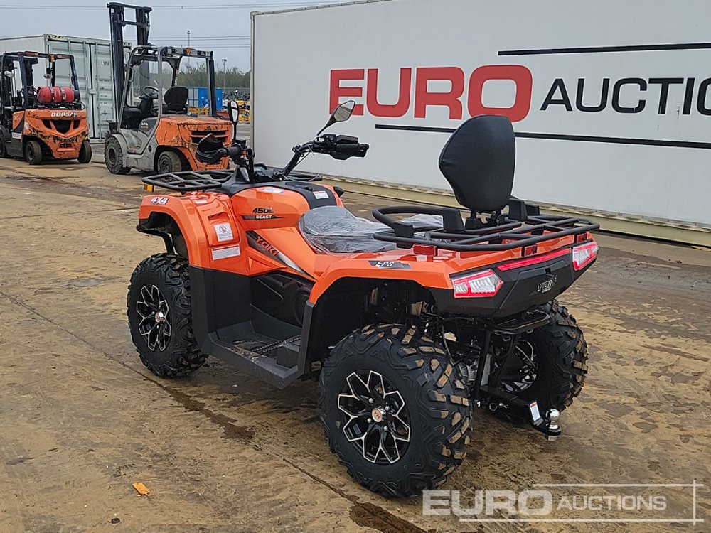 Unused Beast 450L, 4WD Petrol Quad Bike, Front Winch, Power Steering, Front & Rear Diff Lock, Alloy Wheels, LED pack, Rear Tow Hitch, Backrest, T3b Engine - مركبة لجميع التضاريس: صورة 3 Unused Beast 450L, 4WD Petrol Quad Bike, Front Winch, Power Steering, Front & Rear Diff Lock, Alloy Wheels, LED pack, Rear Tow Hitch, Backrest, T3b Engine - مركبة لجميع التضاريس: صورة 3