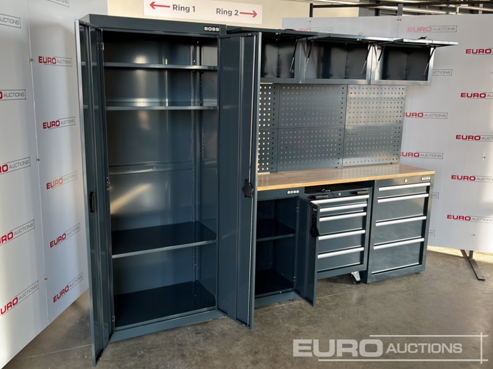 Unused Boss 2.6m 9 Drawer, 5 Cabinet Tool Station - معدات الورش: صورة 5 Unused Boss 2.6m 9 Drawer, 5 Cabinet Tool Station - معدات الورش: صورة 5