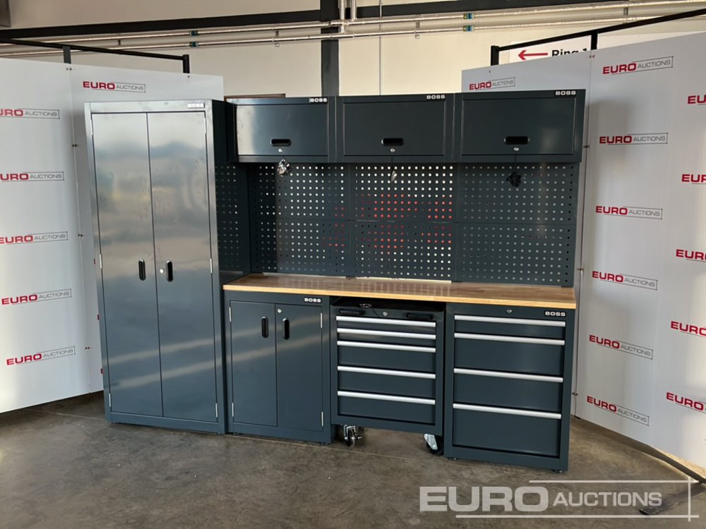 Unused Boss 2.6m 9 Drawer, 5 Cabinet Tool Station - معدات الورش: صورة 1 Unused Boss 2.6m 9 Drawer, 5 Cabinet Tool Station - معدات الورش: صورة 1