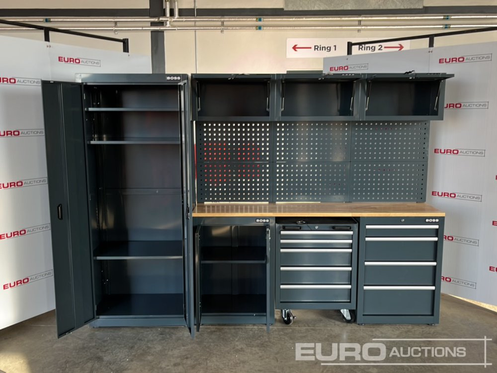 Unused Boss 2.6m 9 Drawer, 5 Cabinet Tool Station - معدات البناء: صورة 4 Unused Boss 2.6m 9 Drawer, 5 Cabinet Tool Station - معدات البناء: صورة 4