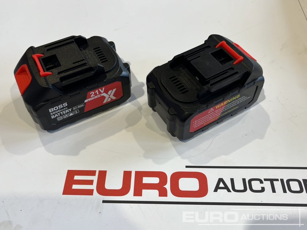 معدات الورش Unused Boss 21 Volt Lithium Battery Cordless Grease Gun: صورة 8