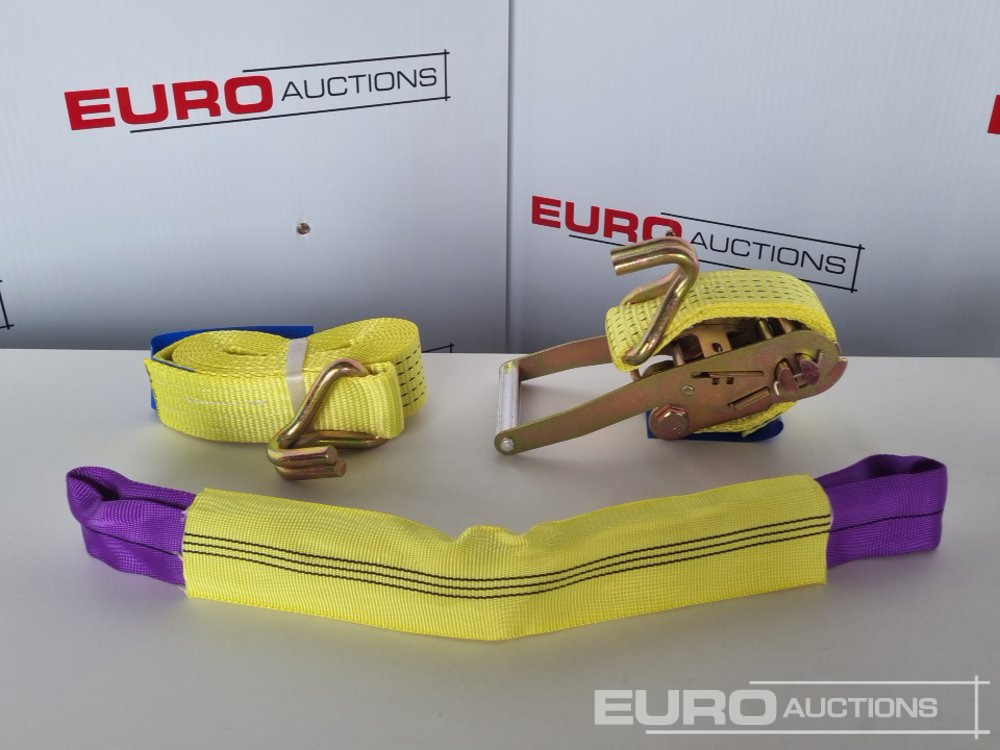 معدات البناء Unused Boss 4M x 50mm 5 Ton Ratchet Straps with Sling (4 of): صورة 24