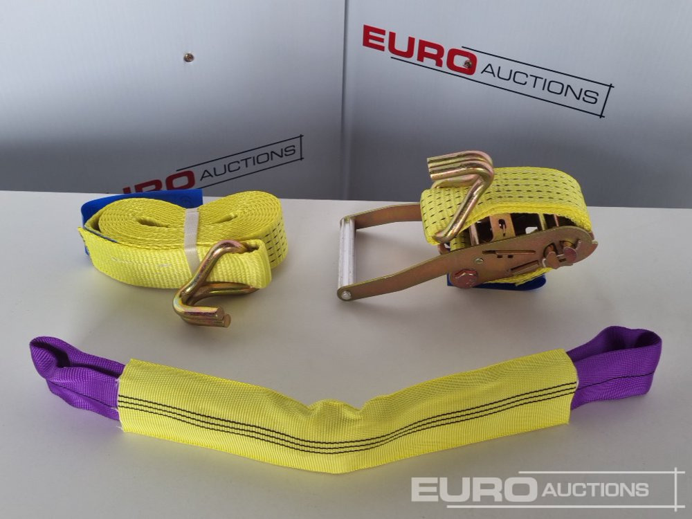 معدات البناء Unused Boss 4M x 50mm 5 Ton Ratchet Straps with Sling (4 of): صورة 25