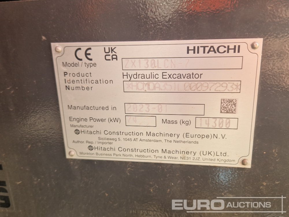 حفار زحاف Unused Hitachi ZX130LCN-7: صورة 50