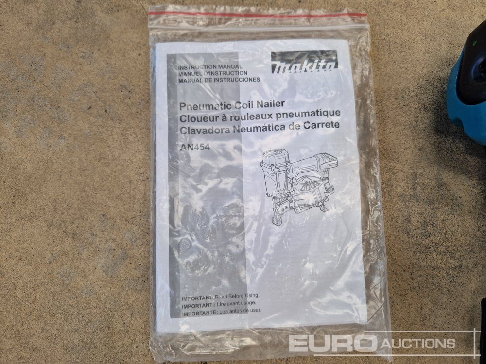 معدات الورش Unused Makita AN454  Pneumatic Nailer (Body Only): صورة 6