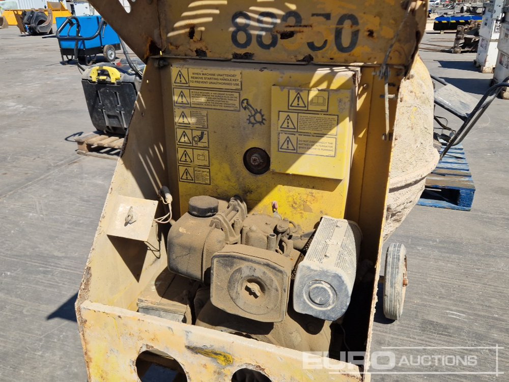 خلاطه اسمنت Winget Diesel Cement Mixer, Electric Start Yanmar Engine (Spares): صورة 18