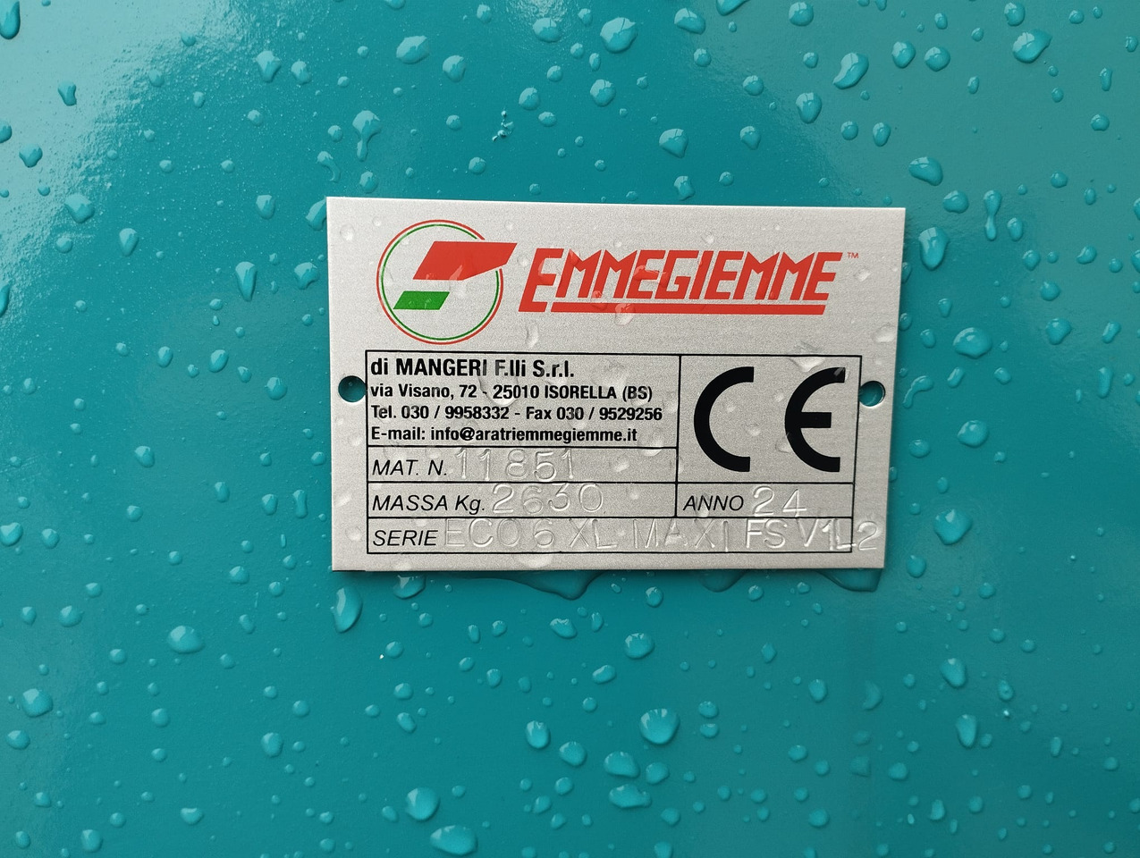 Emmegiemme ecoaratro nuovo ECO 6 XL MAXI FS V1LM2 - محراث: صورة 2 Emmegiemme ecoaratro nuovo ECO 6 XL MAXI FS V1LM2 - محراث: صورة 2