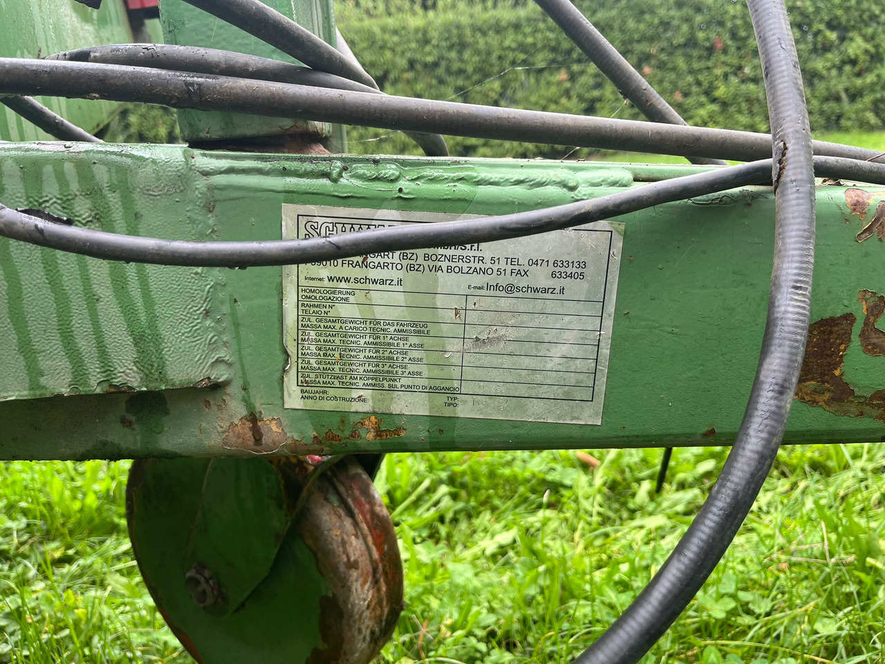 Rimorchio usato Schwarz t6057 - مقطورة منصة زراعية: صورة 4 Rimorchio usato Schwarz t6057 - مقطورة منصة زراعية: صورة 4