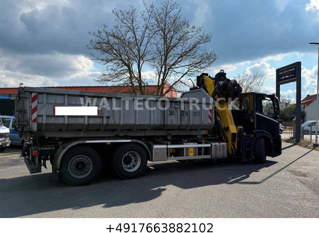 Iveco X Way 460/Abroll HYVA/KRAN TAYFUN/LENKACHSE - شاحنة ذات خطاف: صورة 4 Iveco X Way 460/Abroll HYVA/KRAN TAYFUN/LENKACHSE - شاحنة ذات خطاف: صورة 4