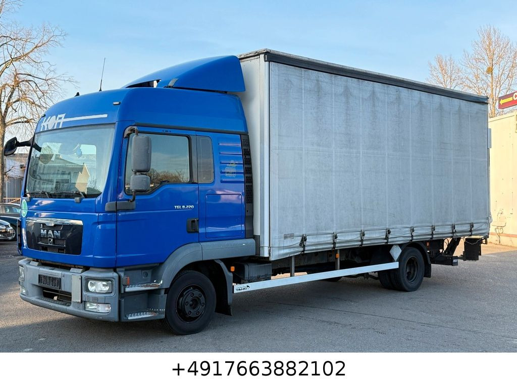 MAN TGL 8.220,NEU MOTOR/LBW/AHK/Schlafkab./6m - شاحنة ستارة جانبية: صورة 1 MAN TGL 8.220,NEU MOTOR/LBW/AHK/Schlafkab./6m - شاحنة ستارة جانبية: صورة 1