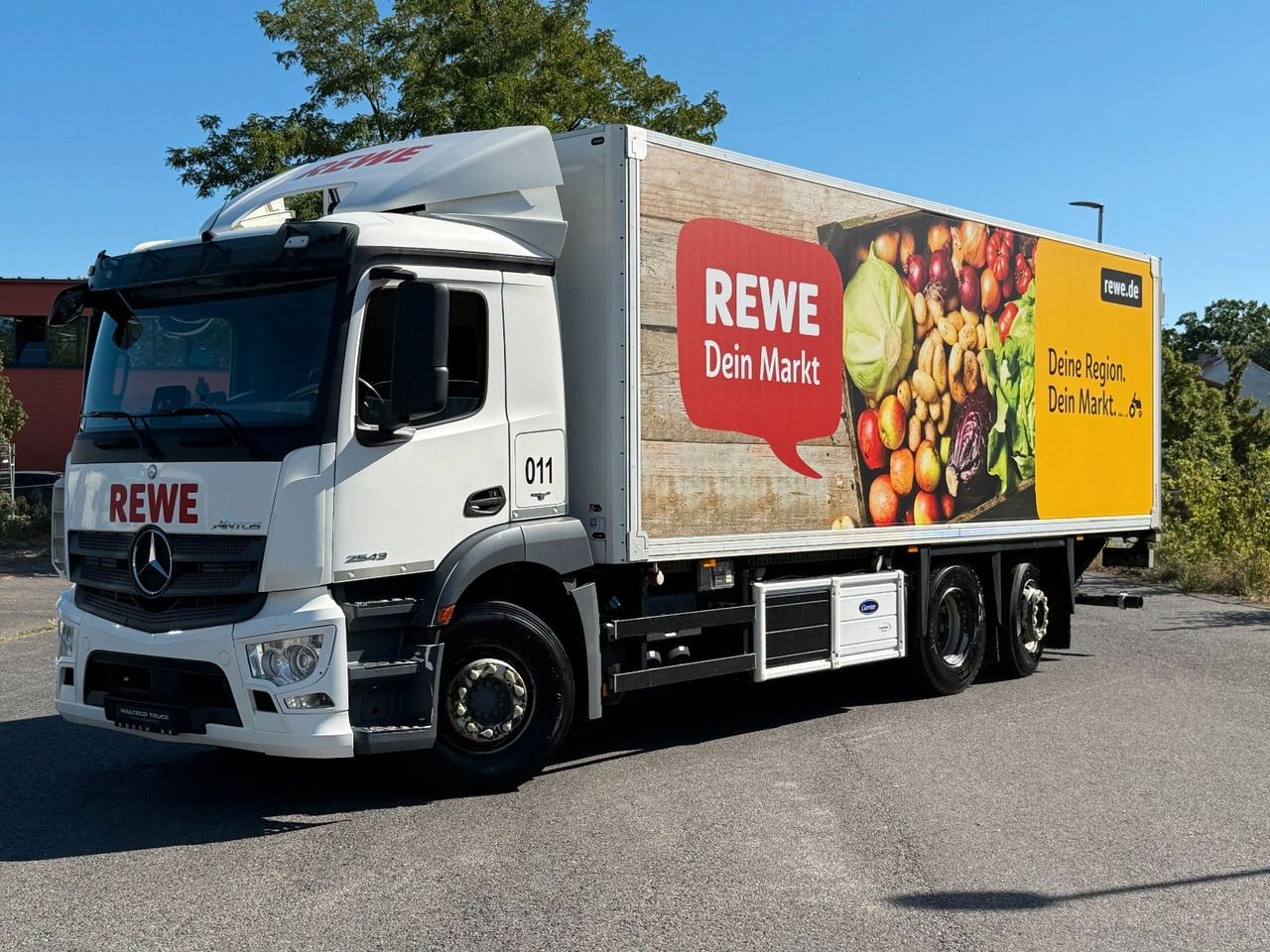 Mercedes-Benz Antos 2543 Kühler/Liftachse/8m/Ladebord/Retarder - شاحنة الفريزر: صورة 1 Mercedes-Benz Antos 2543 Kühler/Liftachse/8m/Ladebord/Retarder - شاحنة الفريزر: صورة 1