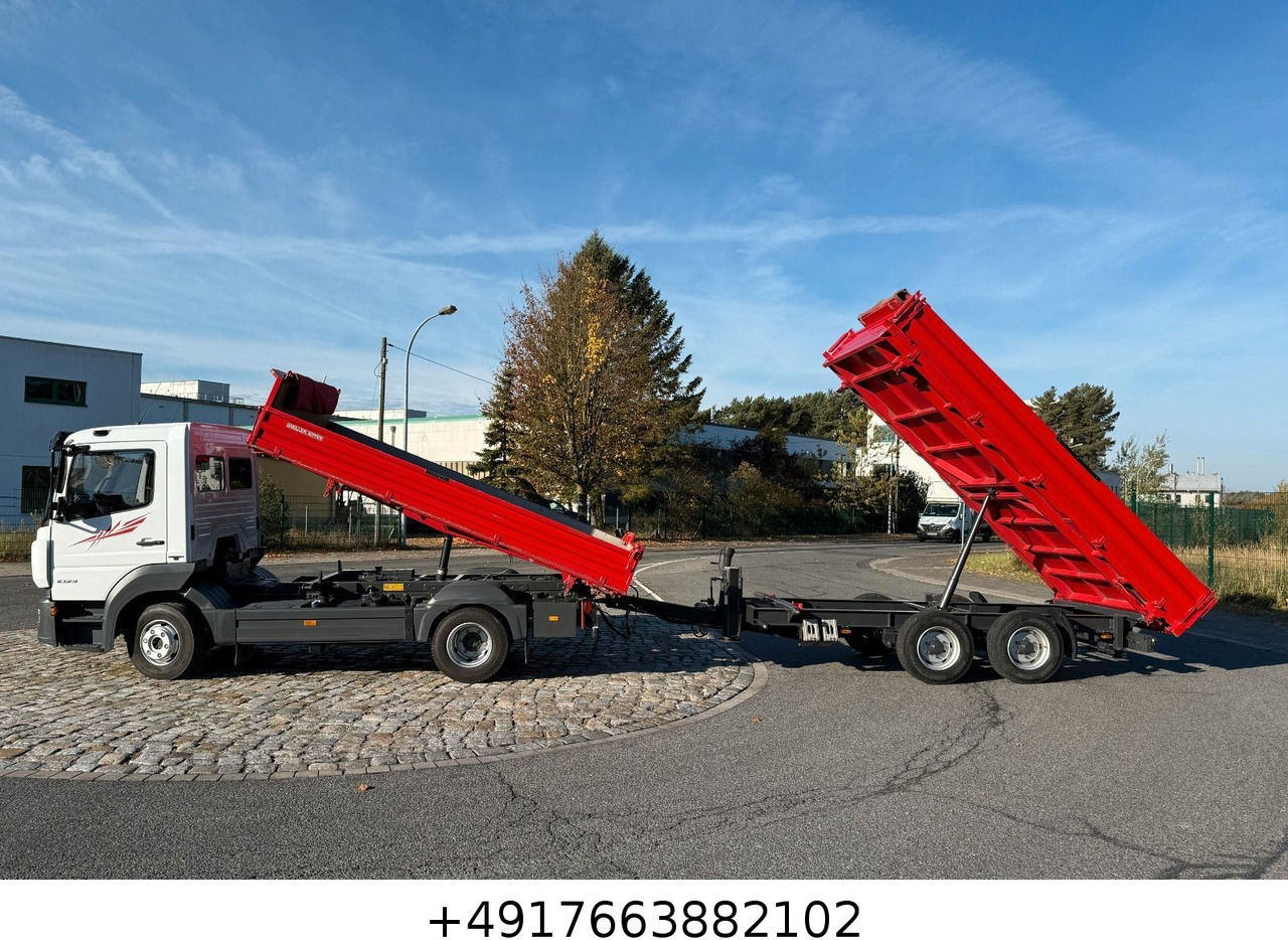 Mercedes-Benz Atego 1023 + Anhänger Dreiseitenkipper - شاحنة قلاب: صورة 2 Mercedes-Benz Atego 1023 + Anhänger Dreiseitenkipper - شاحنة قلاب: صورة 2