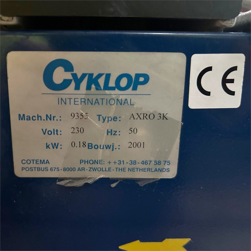 ABC Cyklop Axro 3k - آداة الآلة: صورة 4 ABC Cyklop Axro 3k - آداة الآلة: صورة 4