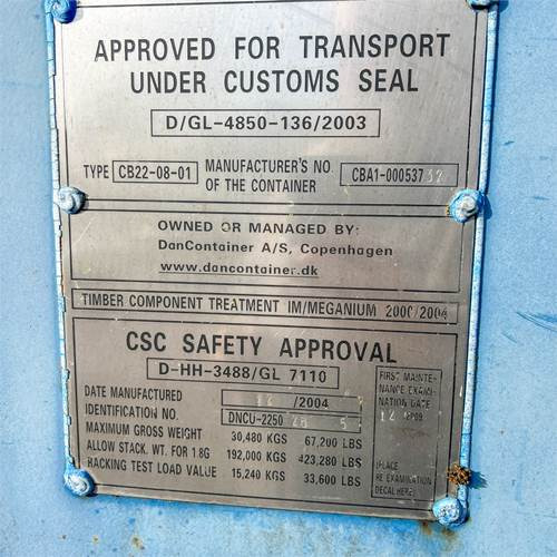 DanContainer CB22-08-01 - حاوية شحن: صورة 3 DanContainer CB22-08-01 - حاوية شحن: صورة 3