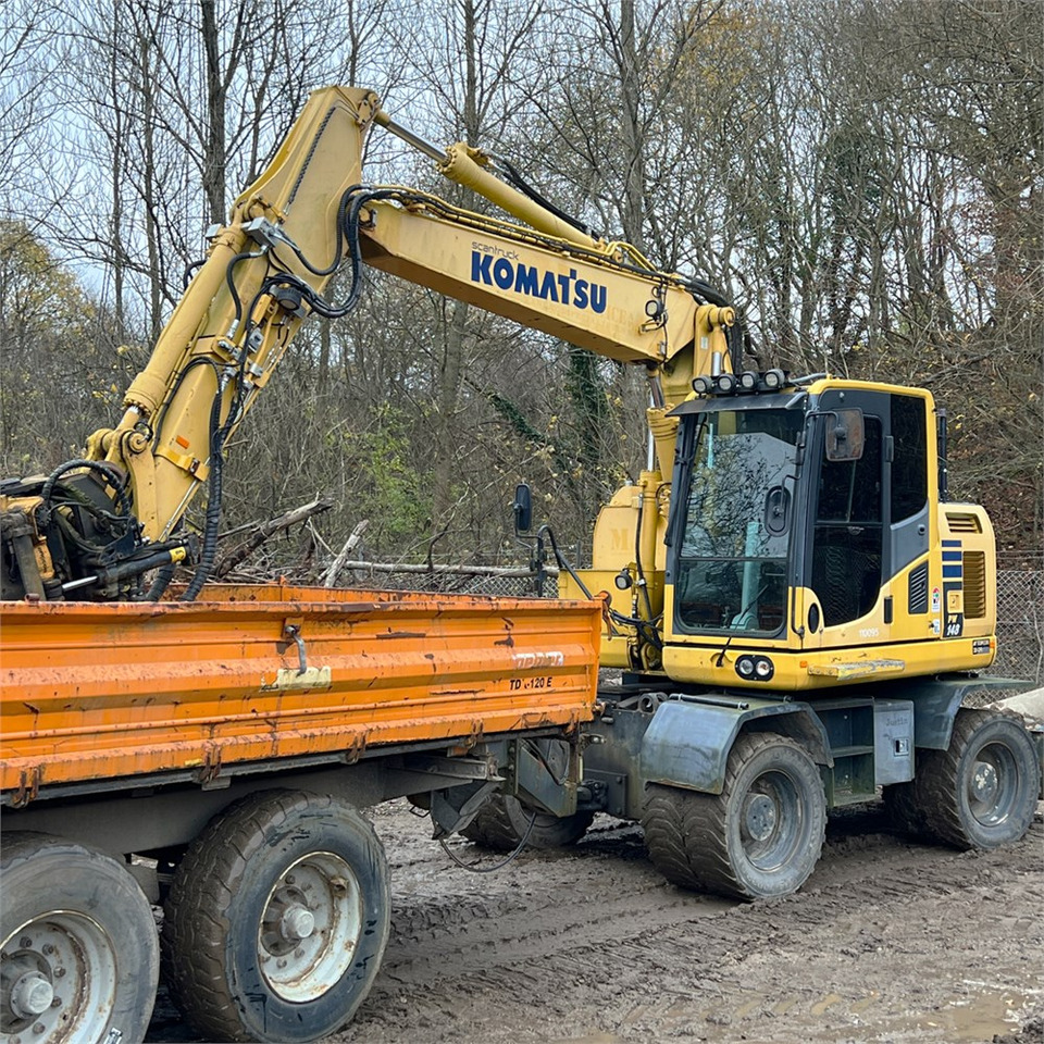 Komatsu PW148-10 - حفارة دولاب: صورة 3 Komatsu PW148-10 - حفارة دولاب: صورة 3