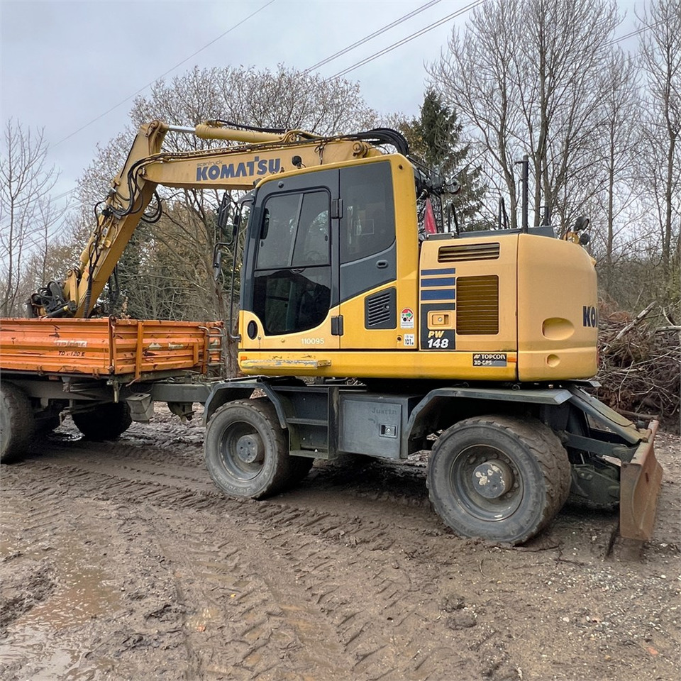 Komatsu PW148-10 - حفارة دولاب: صورة 2 Komatsu PW148-10 - حفارة دولاب: صورة 2