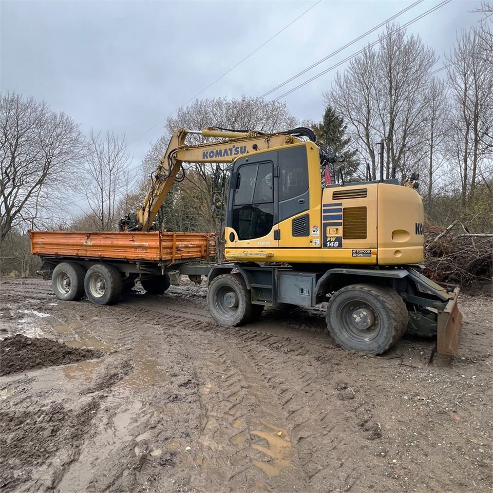 Komatsu PW148-10 - حفارة دولاب: صورة 4 Komatsu PW148-10 - حفارة دولاب: صورة 4