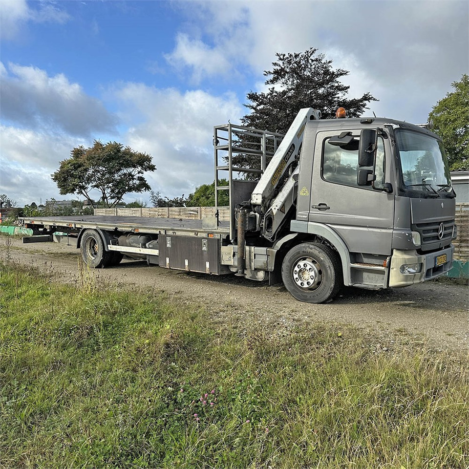 Mercedes Atego 1524 LL - شاحنات مسطحة, شاحنة كرين: صورة 1 Mercedes Atego 1524 LL - شاحنات مسطحة, شاحنة كرين: صورة 1
