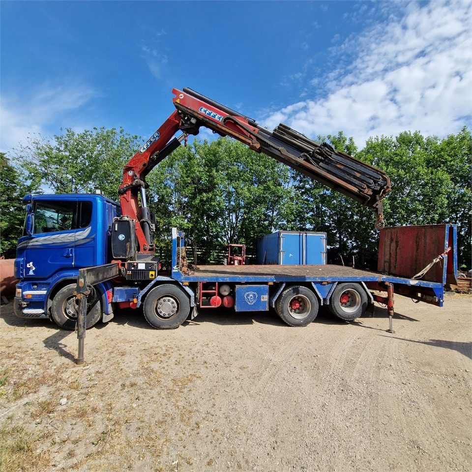 Scania R480 - شاحنة نقل سيارات شاحنة, شاحنة كرين: صورة 1 Scania R480 - شاحنة نقل سيارات شاحنة, شاحنة كرين: صورة 1