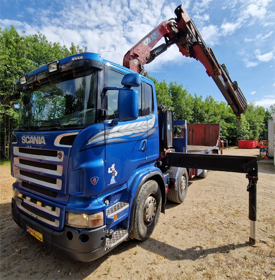 Scania R480 - شاحنة نقل سيارات شاحنة, شاحنة كرين: صورة 4 Scania R480 - شاحنة نقل سيارات شاحنة, شاحنة كرين: صورة 4