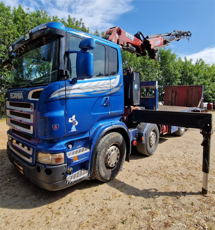 Scania R480 - شاحنة نقل سيارات شاحنة, شاحنة كرين: صورة 5 Scania R480 - شاحنة نقل سيارات شاحنة, شاحنة كرين: صورة 5