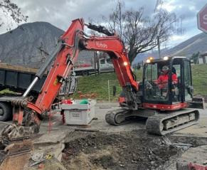 Kubota KX 080 - حفارة مُصَّغرة: صورة 1 Kubota KX 080 - حفارة مُصَّغرة: صورة 1